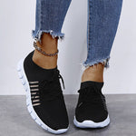 Women's Running-Style Sneakers – Lightweight Casual Everyday Trainers for Walking & Weekends