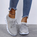 Women's Running-Style Sneakers – Lightweight Casual Everyday Trainers for Walking & Weekends