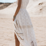 Women's Boho Maxi Dress – Flowing Summer Beach Dress for Holidays & Casual Days