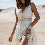 Women's Boho Maxi Dress – Flowing Summer Beach Dress for Holidays & Casual Days