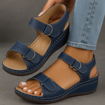 Women's Cushioned Wedge Sandals with Adjustable Straps – Comfort Everyday Summer Sandals