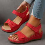 Women's Cushioned Wedge Sandals with Adjustable Straps – Comfort Everyday Summer Sandals