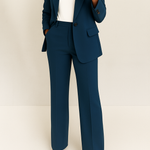 Women's Tailored Button Front Blazer – Smart Workwear Jacket for Office and Cooler Evenings
