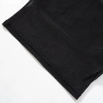 Women's Strapless Mesh Panel Crop Top – Fitted Bandeau Tube Top for Evening