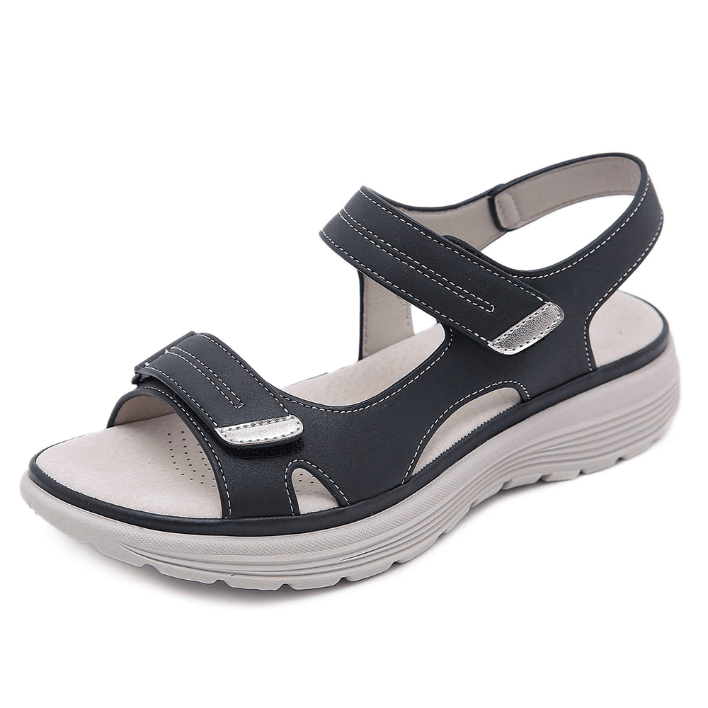 Women's Wide Fit Arch Support Comfort Sandals – Cushioned Everyday Walking Sandals