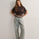 Women's Wide Sleeve T-Shirt – Relaxed Modern Tee for Casual & Smart Casual Summer Outfits