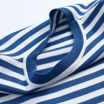 Women's Striped Long Sleeve T-Shirt with Crew Neck – Relaxed Fit Casual Everyday Top