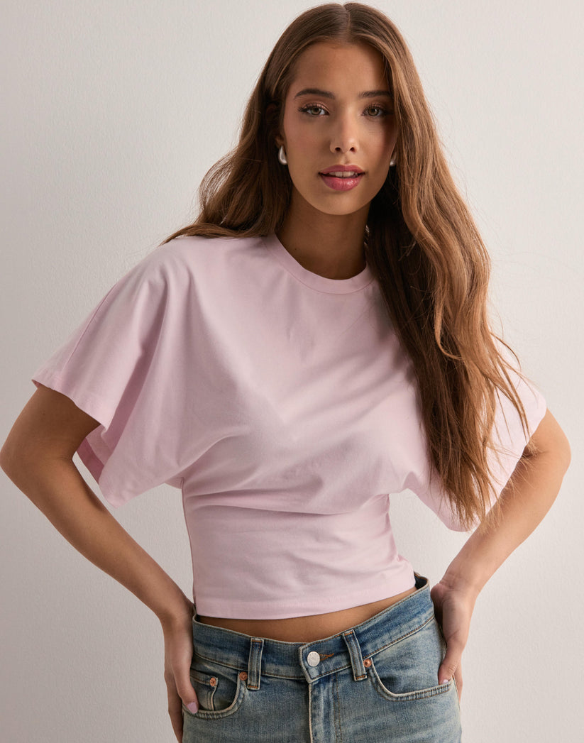 Women's Wide Sleeve T-Shirt – Relaxed Modern Tee for Casual & Smart Casual Summer Outfits