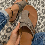 Women's Flat Toe Loop Sandals – Casual Summer Beach and Holiday Sandals