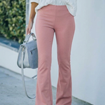 Women's High Waisted Flared Work Pants – Tailored Office Pants from Desk to Dinner